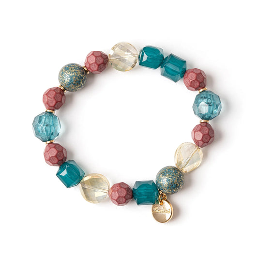 Sodini 331146 - Bracciale elastico perline, boule e cristalli  Collezione Evelin